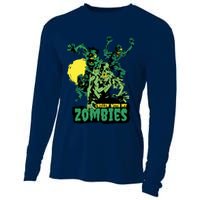 Chilling With My Zombies Cooling Performance Long Sleeve Crew