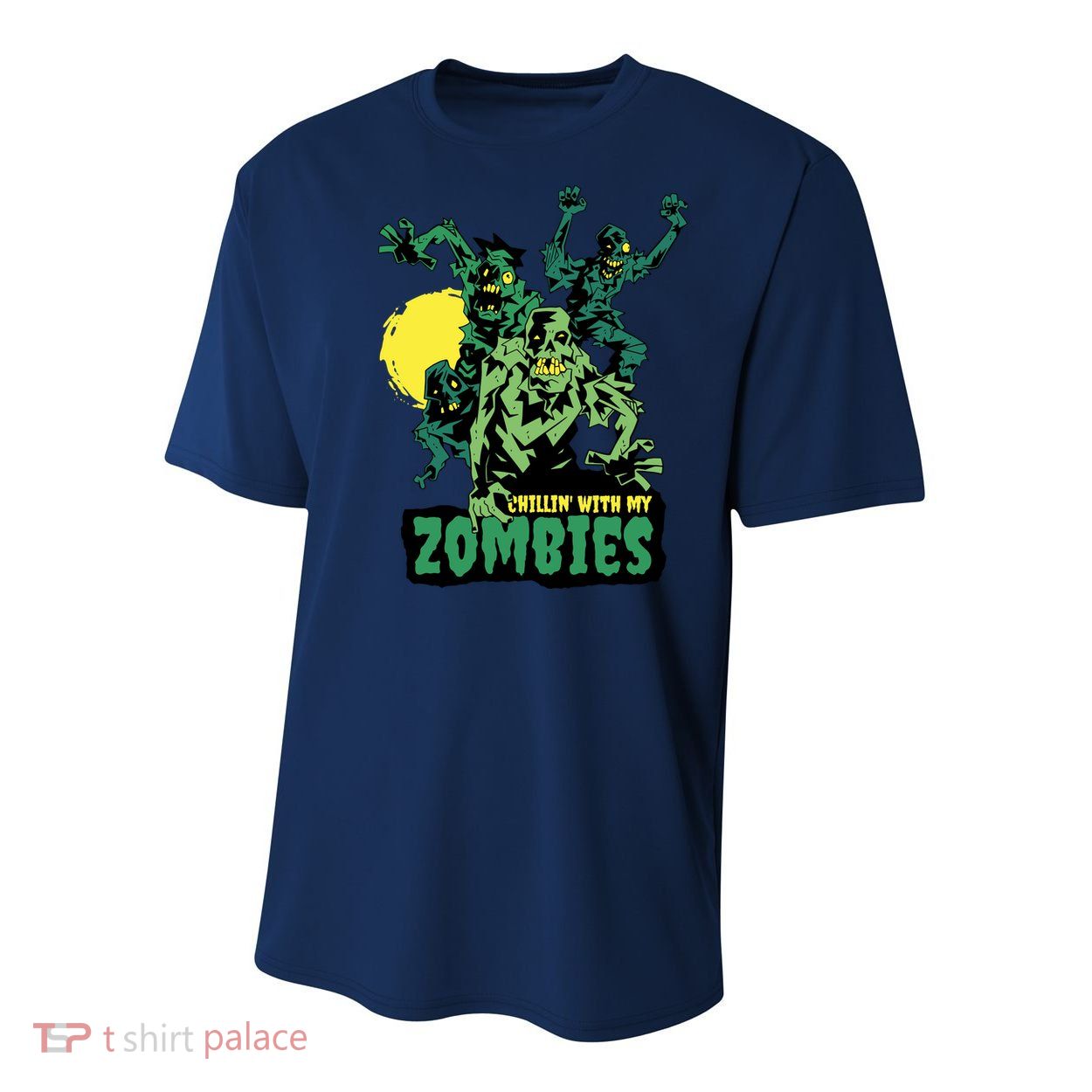 Chilling With My Zombies Youth Performance Sprint T-Shirt