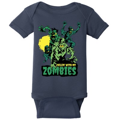 Chilling With My Zombies Baby Bodysuit