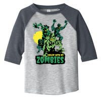 Chilling With My Zombies Toddler Fine Jersey T-Shirt
