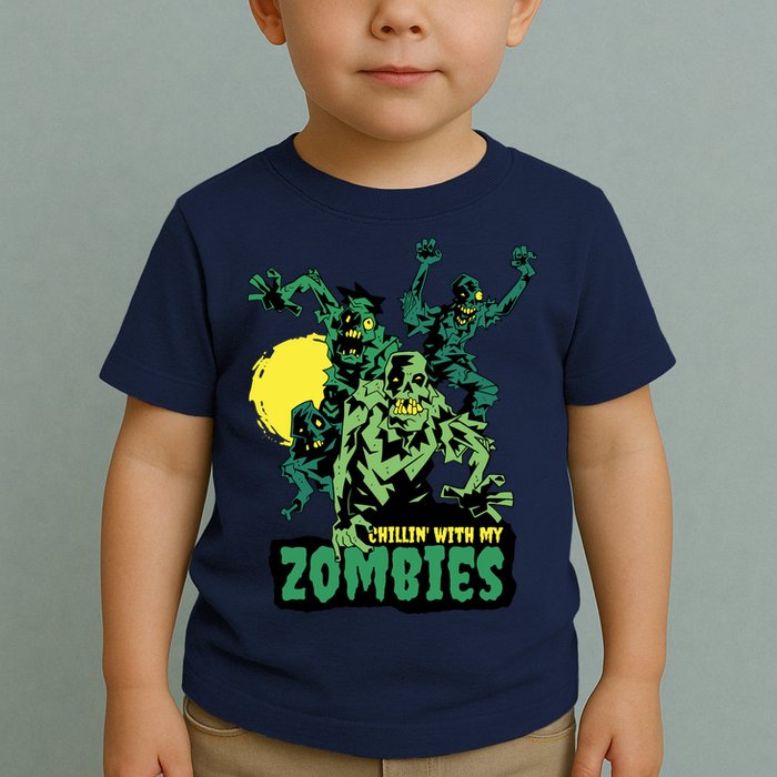 Chilling With My Zombies Toddler T-Shirt
