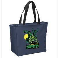 Chilling With My Zombies Zip Tote Bag