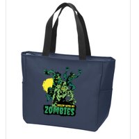Chilling With My Zombies Zip Tote Bag