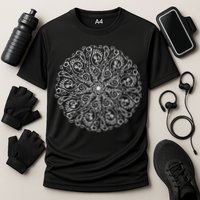 Curse Word Mandala Cooling Performance Crew T-Shirt