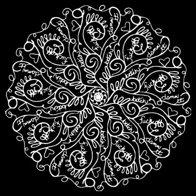 Curse Word Mandala T-Shirt
