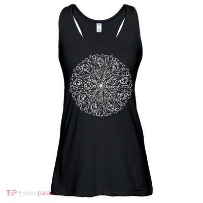 Curse Word Mandala Ladies Essential Flowy Tank