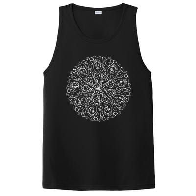 Curse Word Mandala PosiCharge Competitor Tank