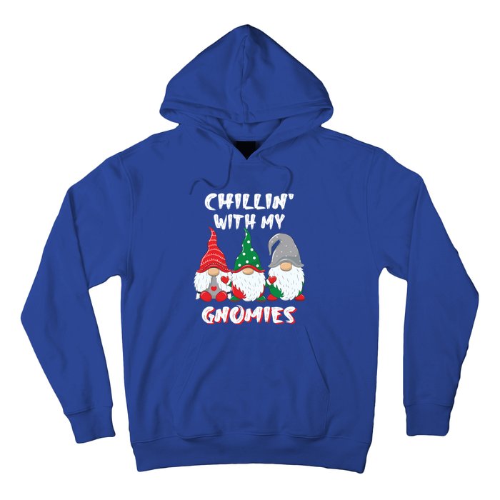 Chilling With My Gnomies Christmas Gift Hoodie