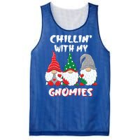 Chilling With My Gnomies Christmas Gift Mesh Reversible Basketball Jersey Tank