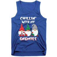 Chilling With My Gnomies Christmas Gift Tank Top