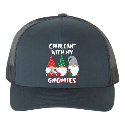 Chilling With My Gnomies Christmas Gift Yupoong Adult 5-Panel Trucker Hat