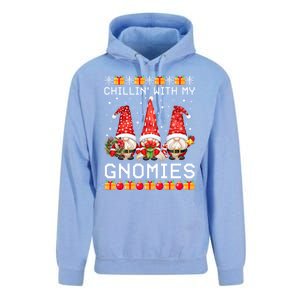 Chillin With My Gnomies Ugly Christmas Sweater Santa Gnomes Gift Unisex Surf Hoodie