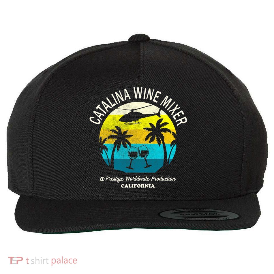 Cata.lina Wine Mixer Party Wool Snapback Cap