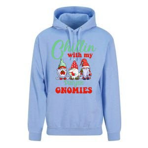 Chillin With My Dialysis Gnomies Xmas Light Nurse Christmas Gift Unisex Surf Hoodie