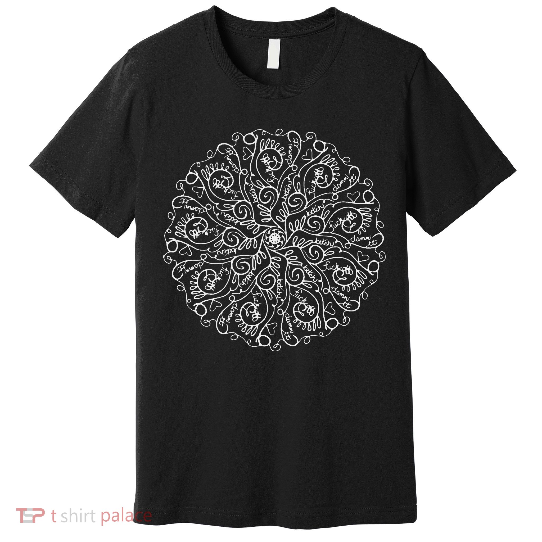 Curse Word Mandala Premium T-Shirt