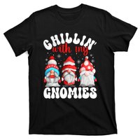 Chillin With My Gnomies Christmas Cute Gnomes Ugly Sweater T-Shirt