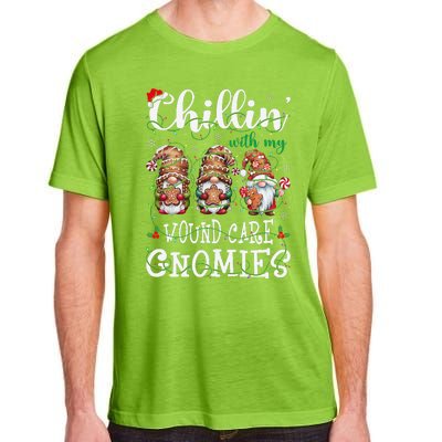 Chillin With My Wound Care Gnome Christmas Wounds Specialist Adult ChromaSoft Performance T-Shirt