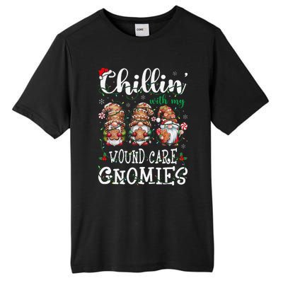 Chillin With My Wound Care Gnome Christmas Wounds Specialist Tall Fusion ChromaSoft Performance T-Shirt