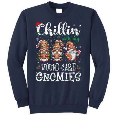 Chillin With My Wound Care Gnome Christmas Wounds Specialist Sweatshirt