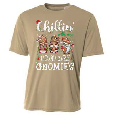 Chillin With My Wound Care Gnome Christmas Wounds Specialist Cooling Performance Crew T-Shirt