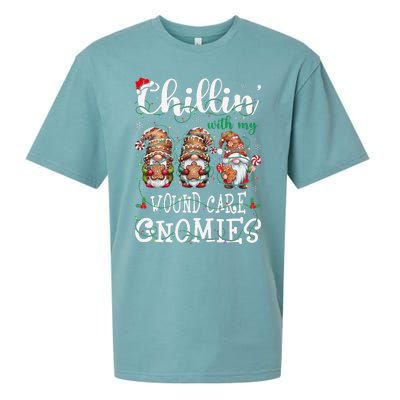 Chillin With My Wound Care Gnome Christmas Wounds Specialist Sueded Cloud Jersey T-Shirt