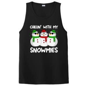 Chillin With My Snowmies Christmas Gift PosiCharge Competitor Tank