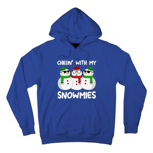 Chillin With My Snowmies Christmas Gift Hoodie