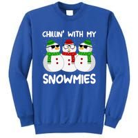 Chillin With My Snowmies Christmas Gift Sweatshirt