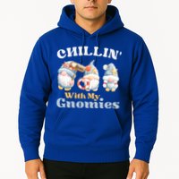 Chillin With My Gnomies Beach Gnomes With Shells Gift Hoodie