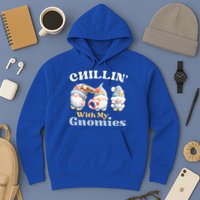 Chillin With My Gnomies Beach Gnomes With Shells Gift Hoodie