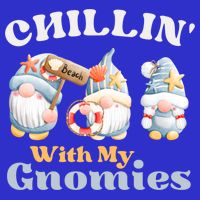 Chillin With My Gnomies Beach Gnomes With Shells Gift Hoodie