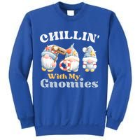 Chillin With My Gnomies Beach Gnomes With Shells Gift Sweatshirt
