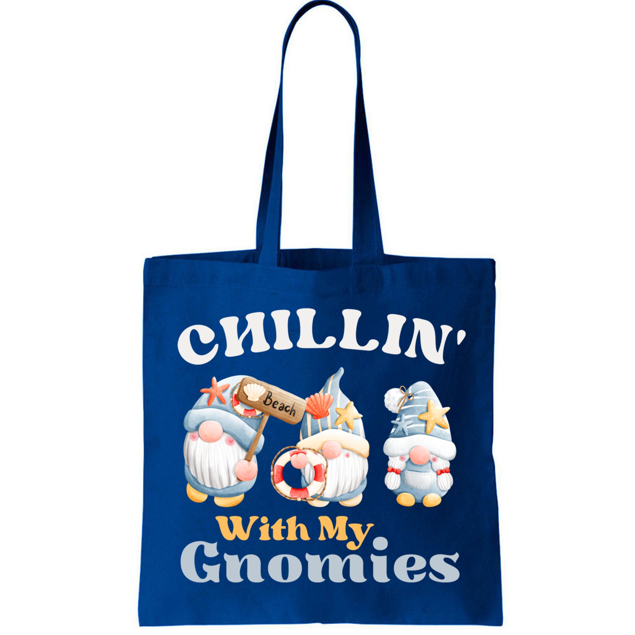 Chillin With My Gnomies Beach Gnomes With Shells Gift Bag