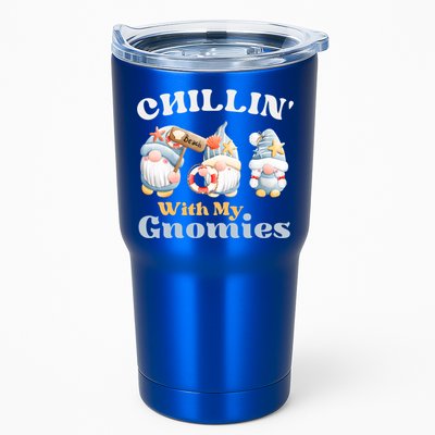 Chillin With My Gnomies Beach Gnomes With Shells Gift Tumbler