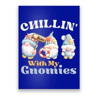 Chillin With My Gnomies Beach Gnomes With Shells Gift Poster