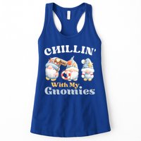 Chillin With My Gnomies Beach Gnomes With Shells Gift Womens Tank Top