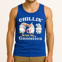 Chillin With My Gnomies Beach Gnomes With Shells Gift Tank Top