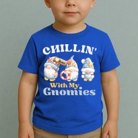 Chillin With My Gnomies Beach Gnomes With Shells Gift Toddler T-Shirt