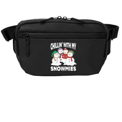 Chillin' With My Snowmies Christmas Snow Cool Gift Crossbody Pack