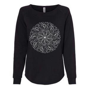 Curse Word Mandala Womens California Wash Sweatshirt