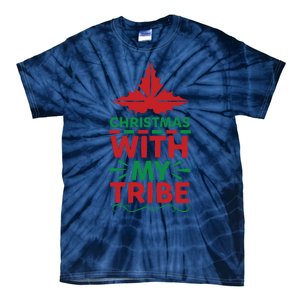 Christmas With My Tribe Tie-Dye T-Shirt