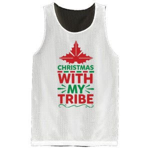 Christmas With My Tribe Mesh Reversible Basketball Jersey Tank