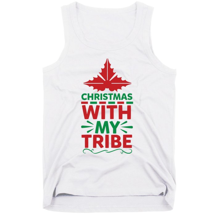 Christmas With My Tribe Tank Top