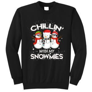 Chillin With My Snowmies Christmas Sweatshirt