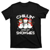 Chillin With My Snowmies Christmas T-Shirt