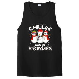 Chillin With My Snowmies Christmas PosiCharge Competitor Tank