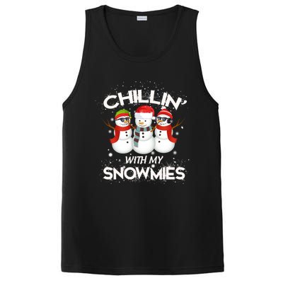 Chillin With My Snowmies Christmas PosiCharge Competitor Tank