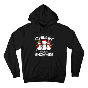 Chillin With My Snowmies Christmas Tall Hoodie