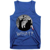 Cat What Murderous Black Cat With Knife Costume Halloween Tank Top