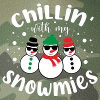Chillin With My Snowmies Legacy Tie Dye Trucker Hat